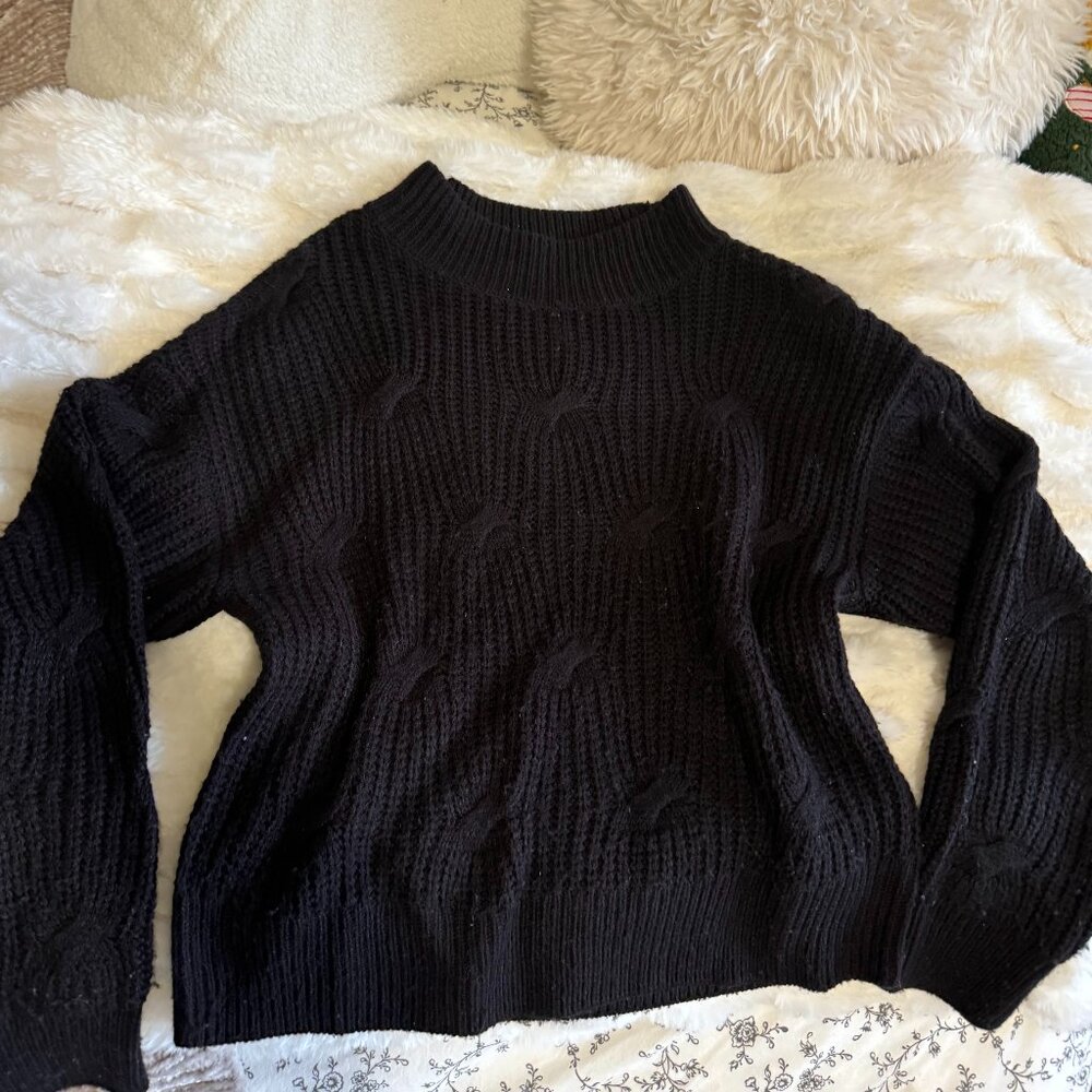 Black Cute Sweater